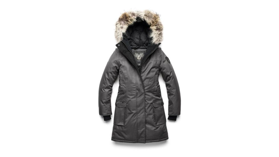 Nobis Abby-Se Parka- Womens, Ch Steel Grey, Extra Small, ABBY-SE-ChSteelGrey-XS