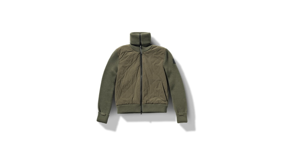 Nobis Ada Quilted Full Zip Sweaters - Womans, Fatigue, Extra Small, ADA-Fatigue-XS