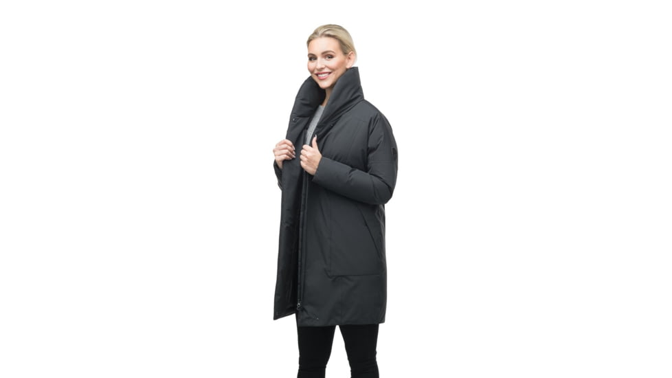 Nobis Alana Cocoon Coat - Womens, Black, Extra Small, ALANA-3L BLACK-XS