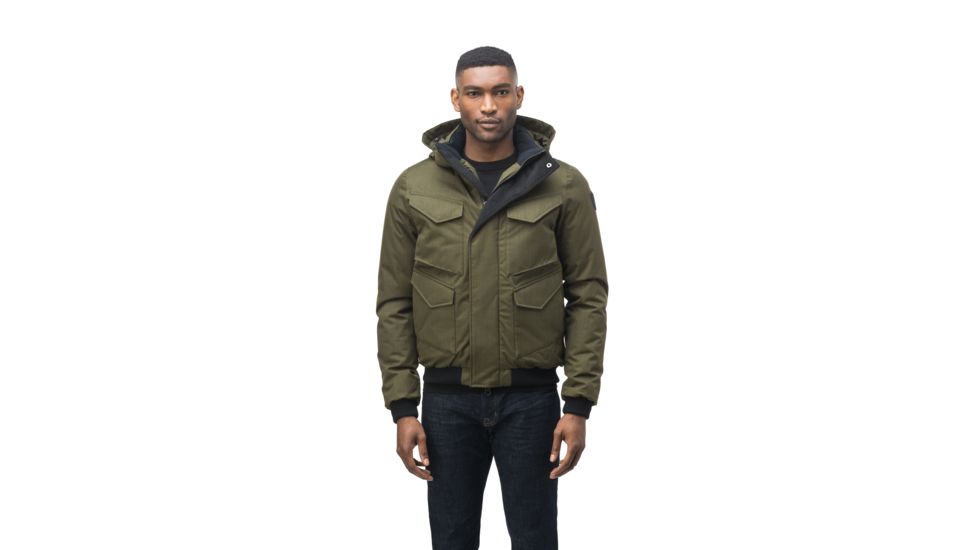 Nobis Ash Multi-Pocket Bomber - Mens, Crosshatch Fatigue, Large, ASH-CH FATIGUE-L