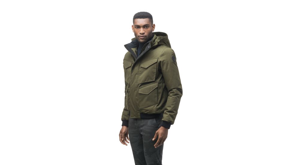 Nobis Ash Multi-Pocket Bomber - Mens, Crosshatch Fatigue, Large, ASH-CH FATIGUE-L