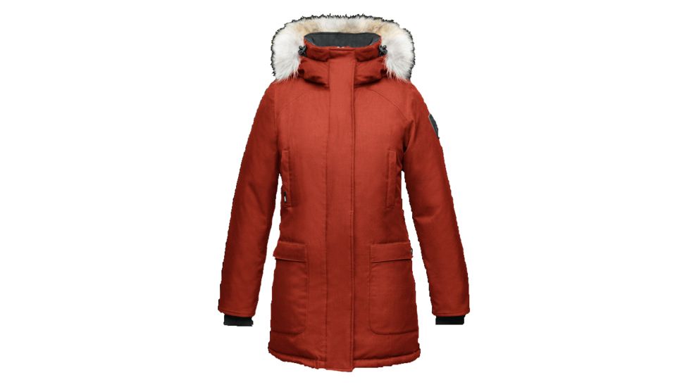 Nobis Carla Parka - Women's-Crosshatch Red Rum-X-Small