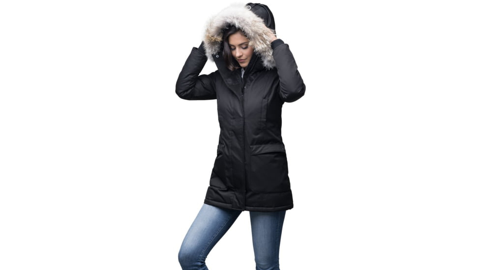 Nobis Carla Parka - Womens, Black, Small, CARLA-Black-S