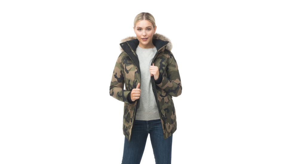 Nobis Carla Parka - Womens, Crosshatch Camo, Large, CARLA-CH CAMO-L