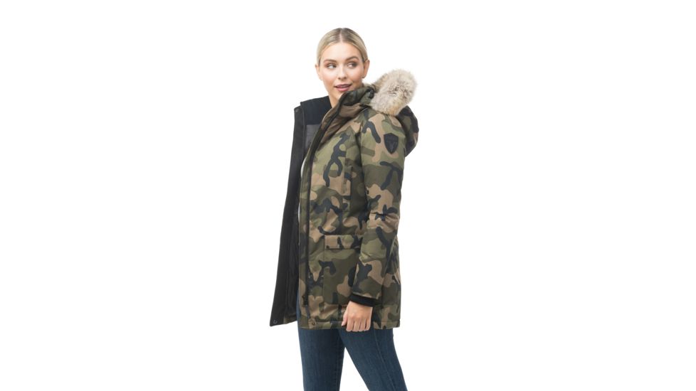 Nobis Carla Parka - Womens, Crosshatch Camo, Large, CARLA-CH CAMO-L