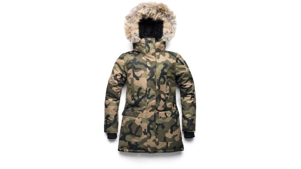 Nobis Carla Parka - Womens, Crosshatch Camo, Large, CARLA-CH CAMO-L