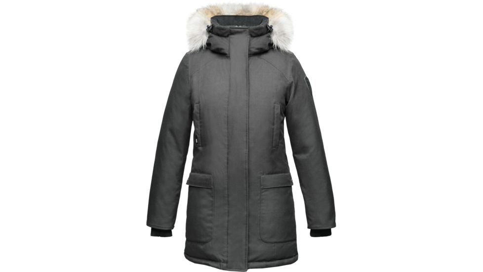 Nobis Carla Parka - Womens-Crosshatch Steel Grey-Large