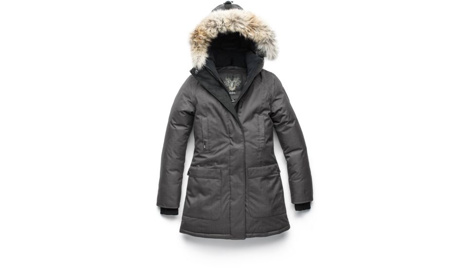 Nobis Carla Parka - Womens-Crosshatch Steel Grey-Large