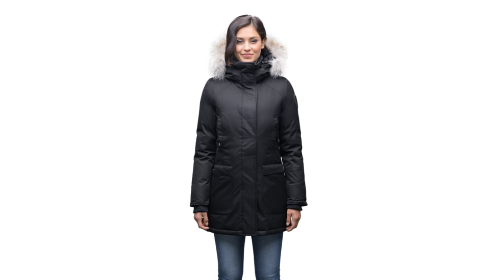 Nobis Carla Parkas - Womens, CH Black, Large, CARLA-NF-ChBlack-L