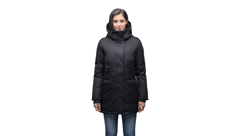 Nobis Carla Parkas - Womens, CH Black, Large, CARLA-NF-ChBlack-L