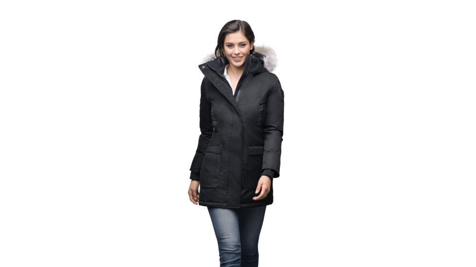 Nobis Carla Parka - Womens, Crosshatch Black, 2XS, CARLA-CH BLACK-XXS