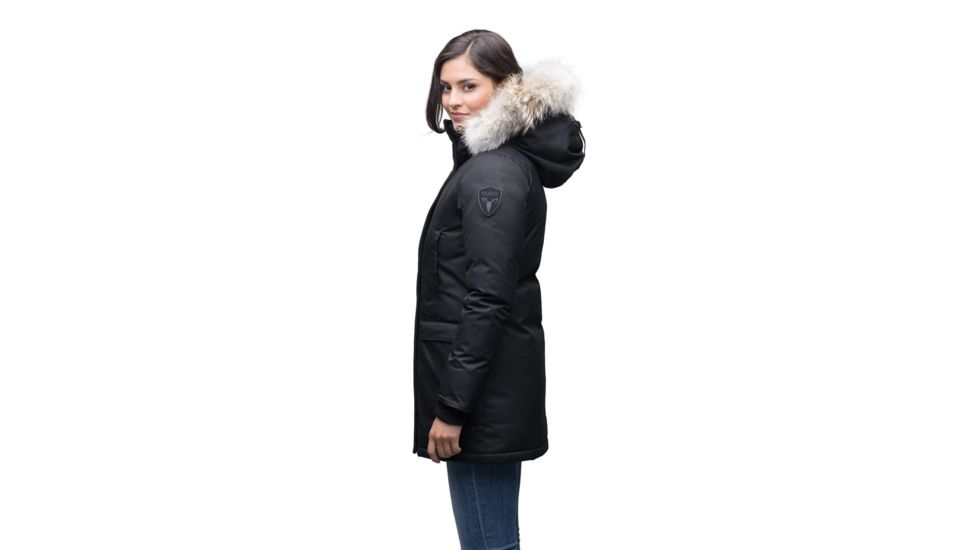 Nobis Carla Parka - Womens, Crosshatch Black, 2XS, CARLA-CH BLACK-XXS