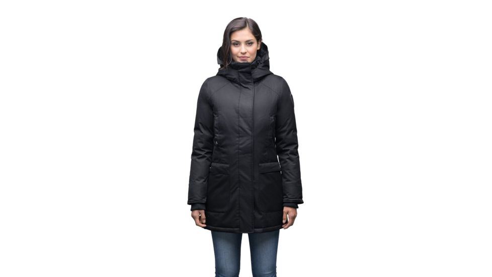 Nobis Carla Parka - Womens, Crosshatch Black, 2XS, CARLA-CH BLACK-XXS