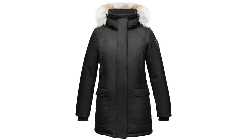 Nobis Carla Parka - Womens, Crosshatch Black, 2XS, CARLA-CH BLACK-XXS