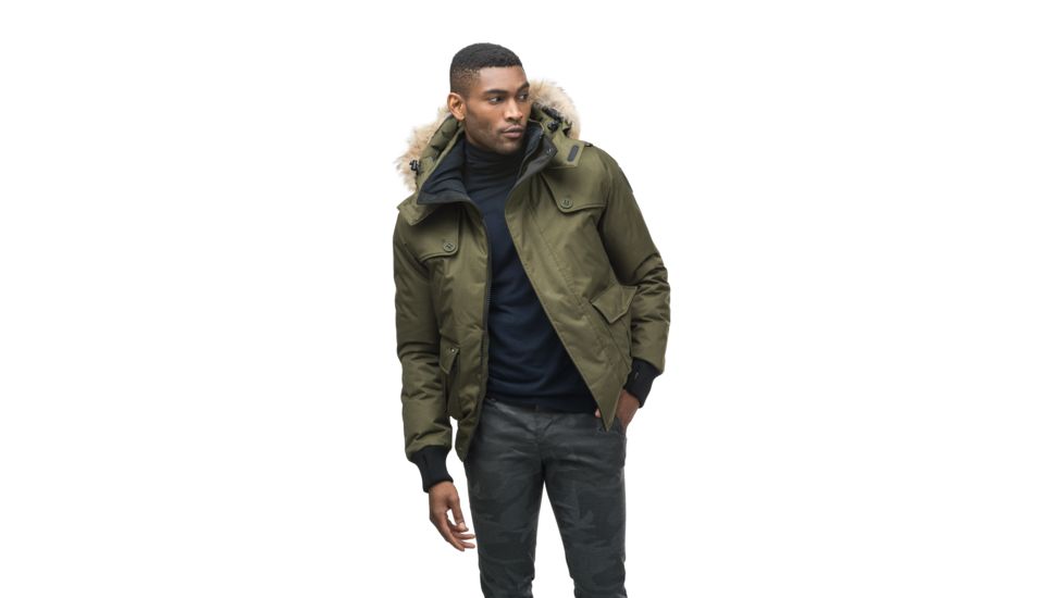 Nobis Cartel Bomber Jacket - Mens, Crosshatch Fatigue, Extra Large, CARTEL-CH FATIGUE-XL