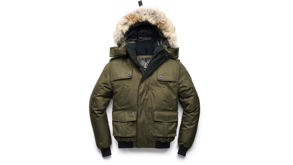 Nobis Cartel Bomber Jacket - Mens, Crosshatch Fatigue, Extra Large, CARTEL-CH FATIGUE-XL