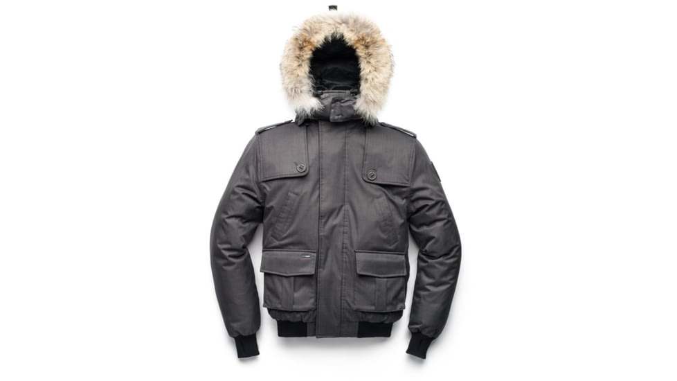 Nobis Cartel Bomber Jacket - Mens, Steel Grey, Large, CARTEL-Grey-L