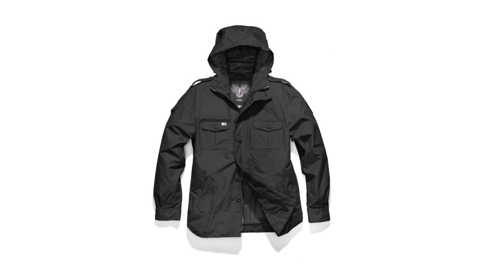 Nobis Fisherman Shirt Jacket - Mens, Black, Small, FISHERMAN-BLACK-S