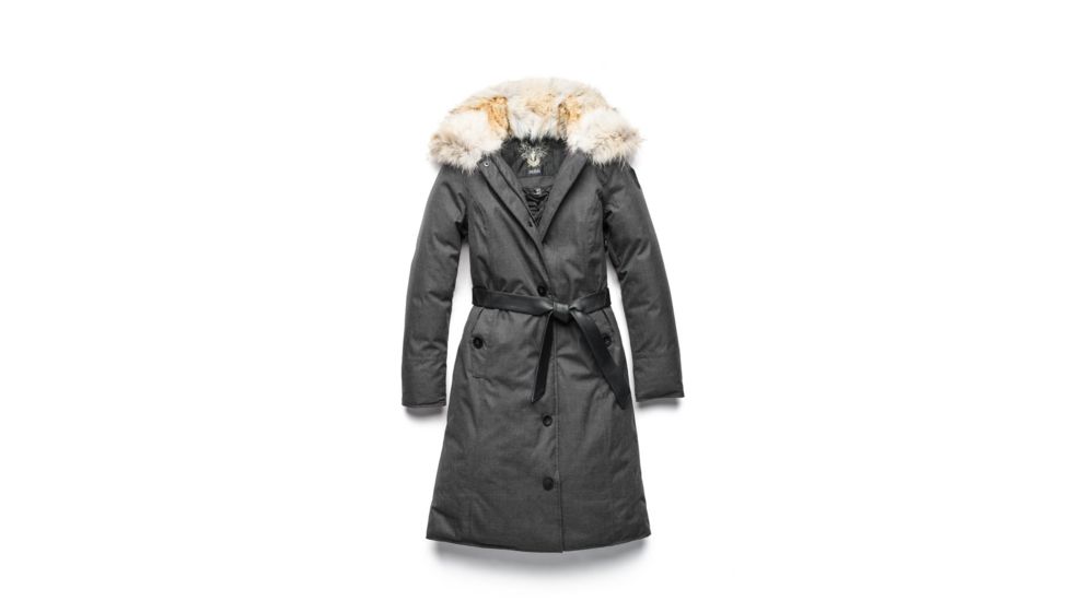 Nobis Grace A-Line Coat - Womens, H. Charcoal, Extra Small, GRACE-H.Charcoal-XS