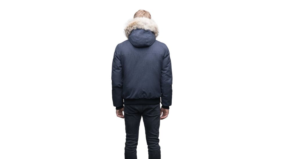 Nobis Higgins Bomber Jacket - Mens, Crosshatch Navy, Medium, HIGGINS-CH NAVY-M