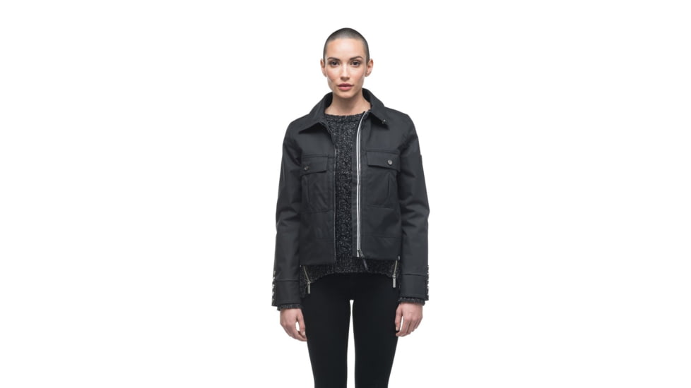 Nobis Isabella Military Cropped Jacket - Womens, Black, Extra Small, ISABELLA-BLACK-XS