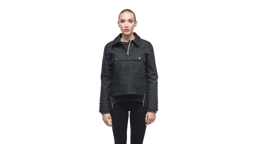 Nobis Isabella Military Cropped Jacket - Womens, Black, Extra Small, ISABELLA-BLACK-XS