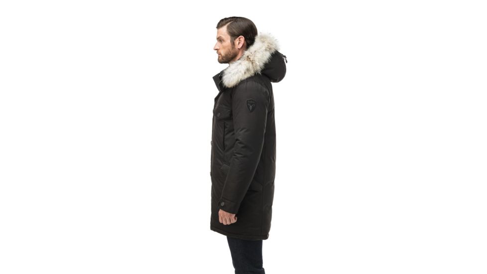 Nobis Johan Long Parka - Mens -Black-Small