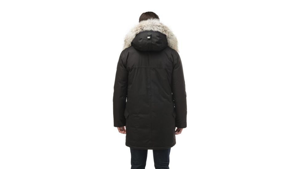 Nobis Johan Long Parka - Mens -Black-Small