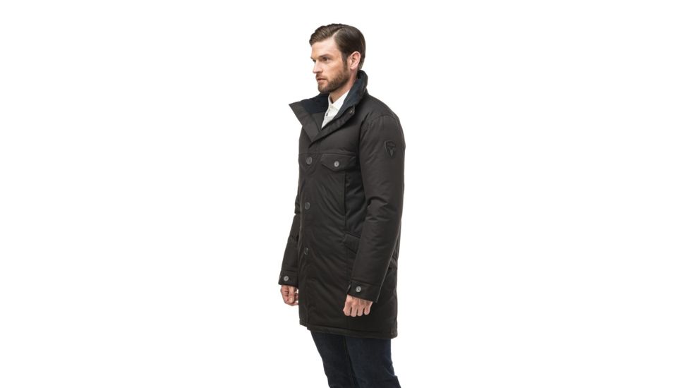 Nobis Johan Long Parka - Mens -Black-Small