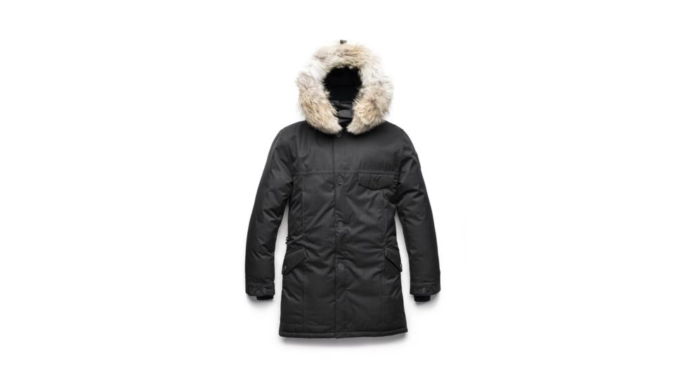 Nobis Johan Long Parka - Mens -Black-Small