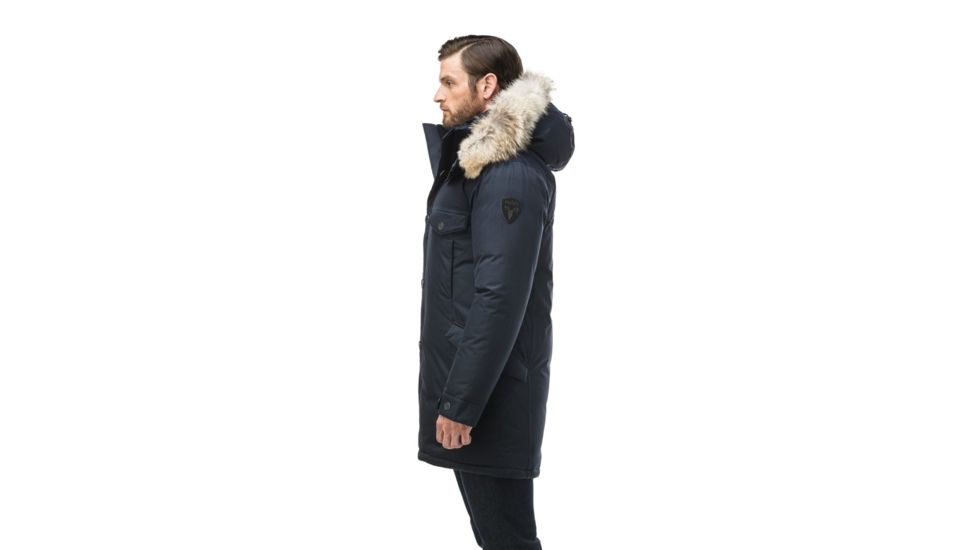 Nobis Johan Long Parka - Mens -Navy-Large