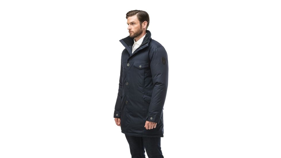 Nobis Johan Long Parka - Mens -Navy-Large