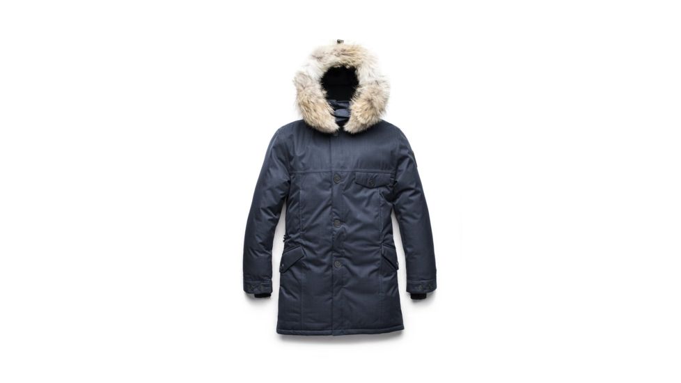 Nobis Johan Long Parka - Mens -Navy-Large