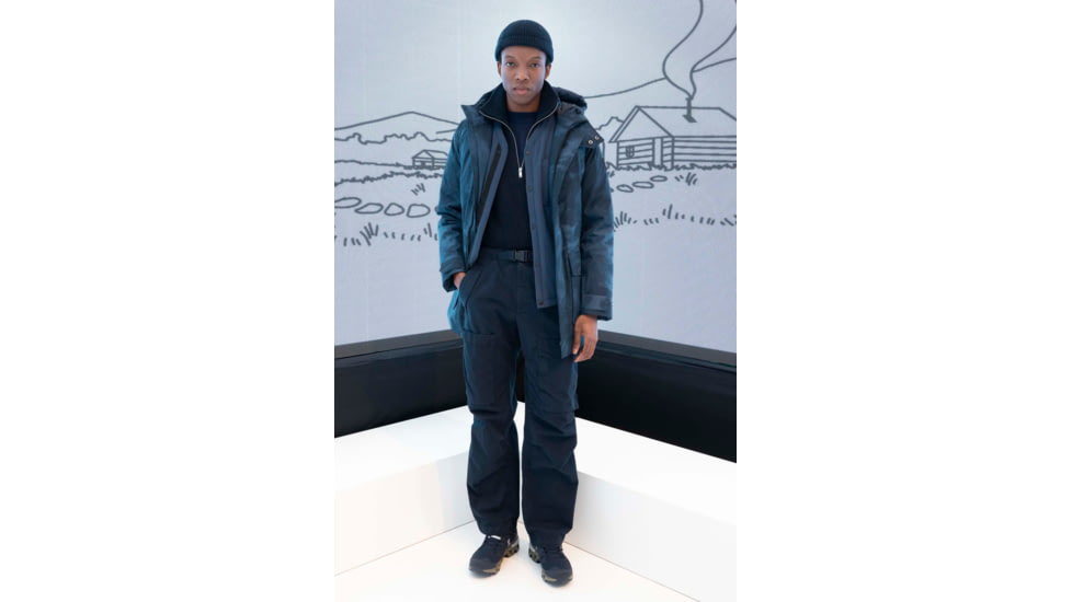 Nobis Kason Jacket - Men's, Navy Texture Print, Extra Large, KASON_Navy Texture Print_XL