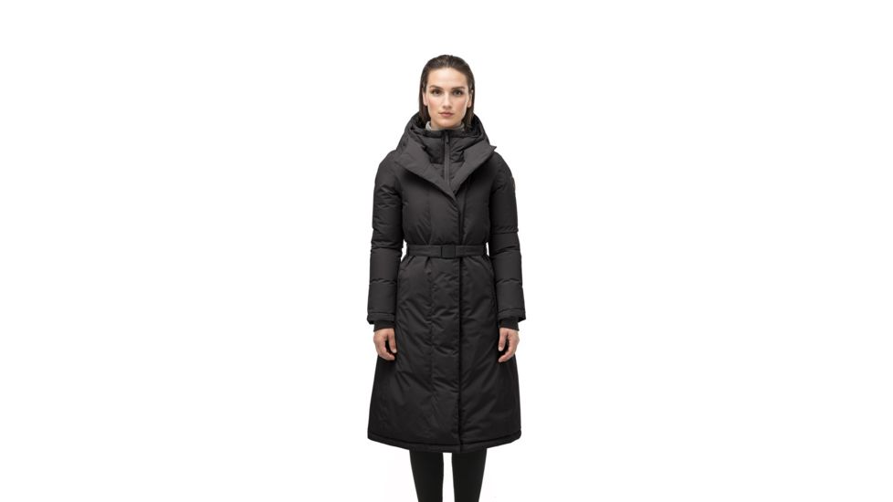 Nobis Lara Belted Parka - Womens, Black, Extra Small, LARA-3L BLACK-XS