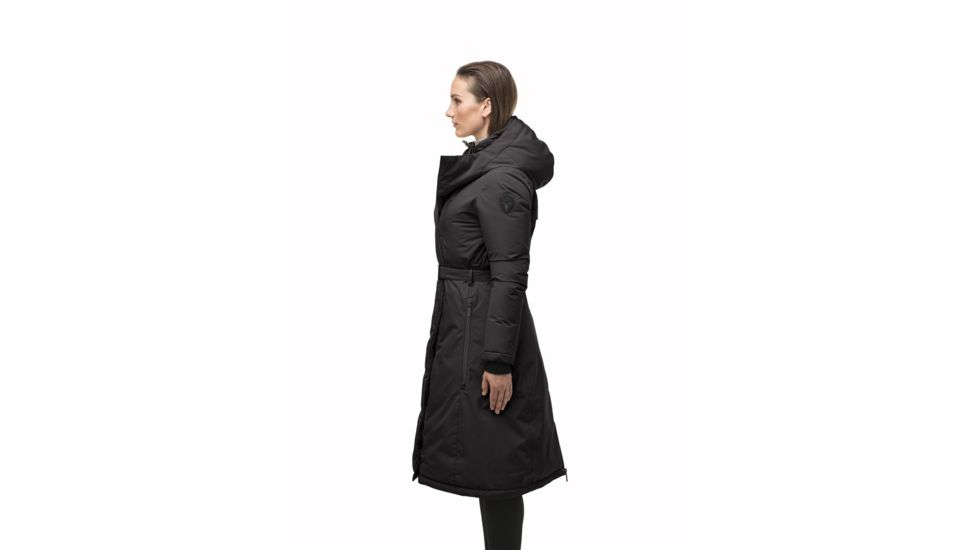 Nobis Lara Belted Parka - Womens, Black, Extra Small, LARA-3L BLACK-XS
