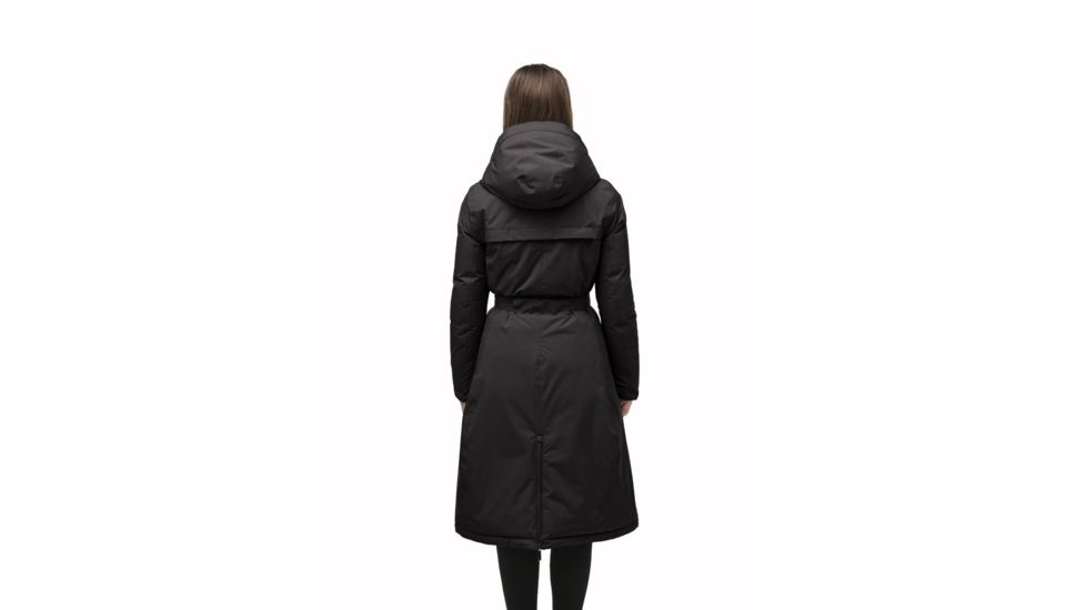 Nobis Lara Belted Parka - Womens, Black, Extra Small, LARA-3L BLACK-XS