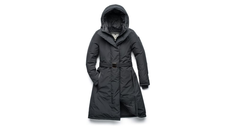 Nobis Lara Belted Parka - Womens, Black, Extra Small, LARA-3L BLACK-XS