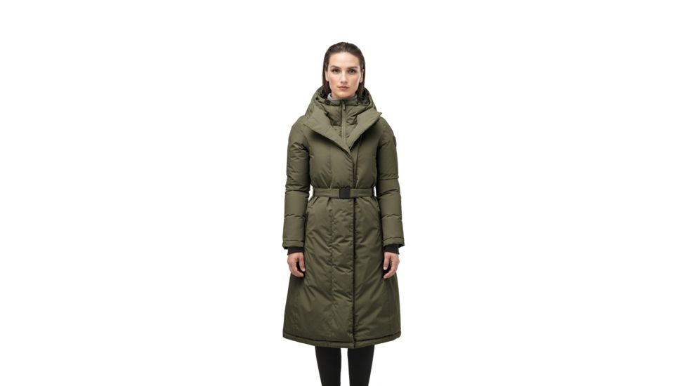 Nobis Lara Belted Parka - Womens, Fatigue, Extra Small, LARA-3L FATIGUE-XS