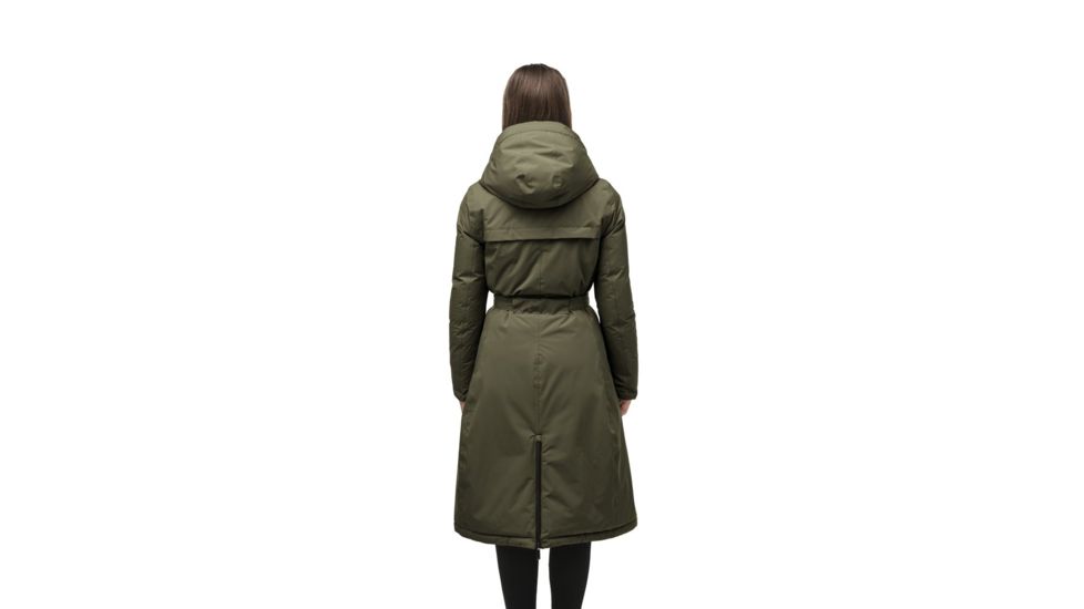 Nobis Lara Belted Parka - Womens, Fatigue, Extra Small, LARA-3L FATIGUE-XS
