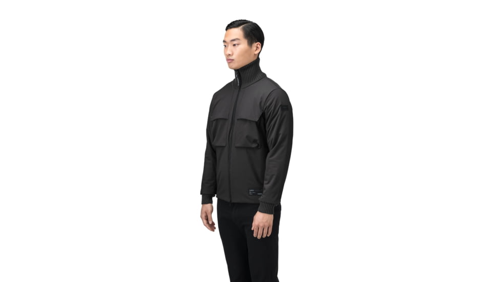 Nobis Layton Tactical Hybrid Sweater - Mens, Black, Large, LAYTON-Black-L