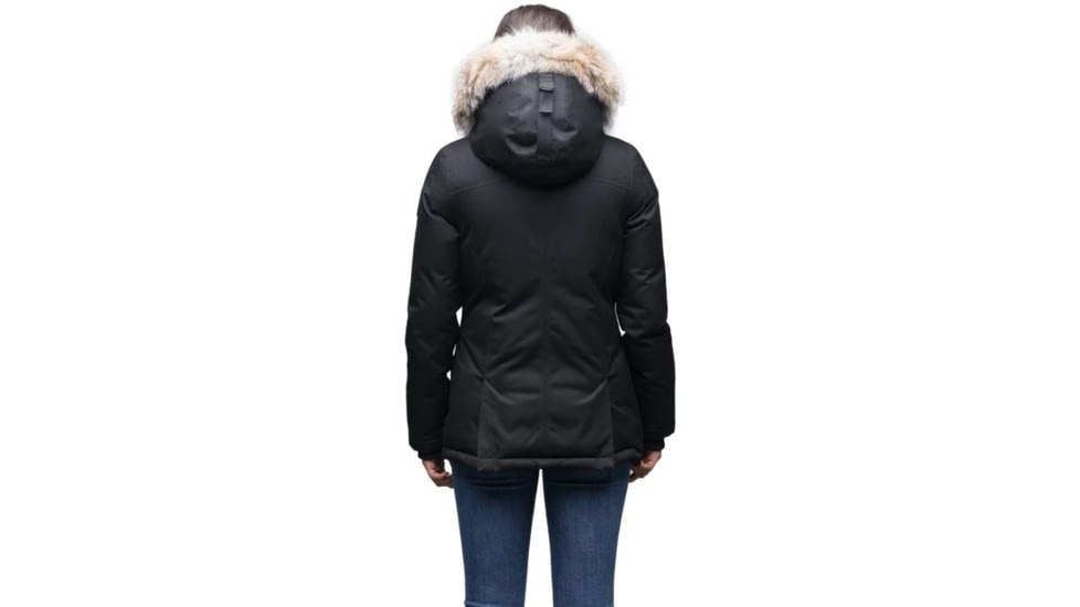 Nobis Lindsay Hip Length Parka - Womens, Crosshatch Black, Extra Small, LINDSAY-CH BLACK-XS