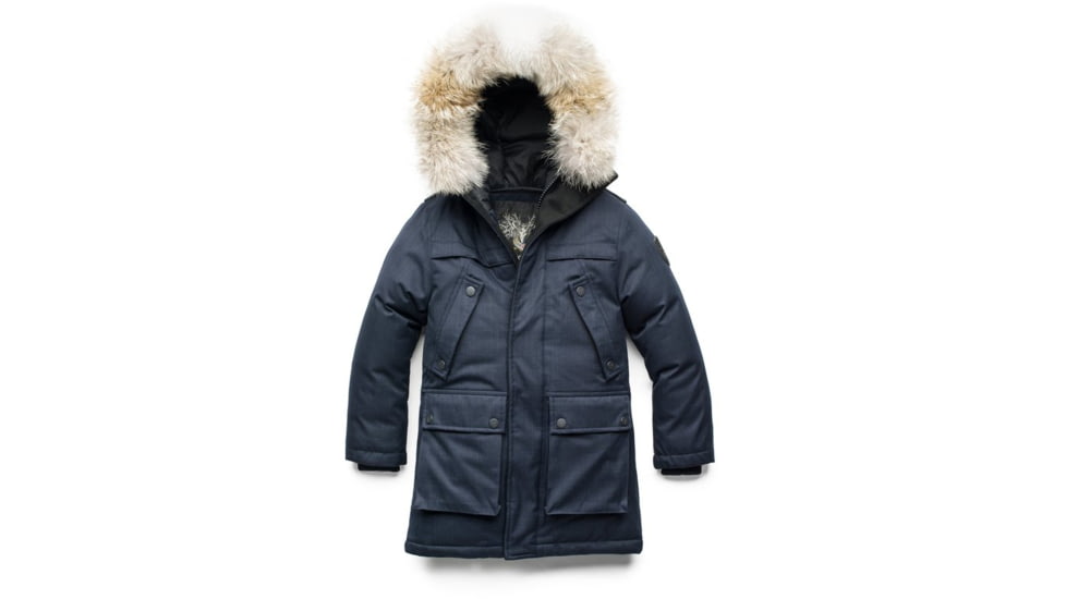 Nobis Little Yatesy Kids Long Parka, Navy, Large, LITTLEYATESY-Navy-L