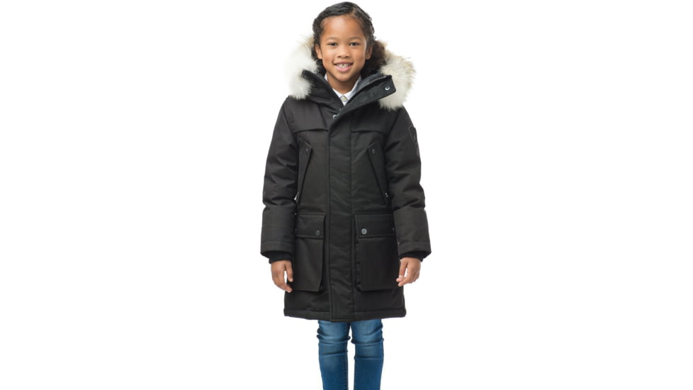 Nobis Little Yatesy Long Parkas - Kids, Black, Extra Large, LIL YATESY-Ch Black-XL