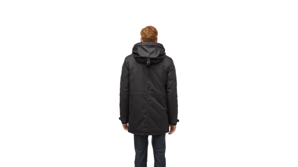 Nobis Martin Hooded Parka - Mens, Crosshatch Black, Small, MARTIN-CH BLACK-S