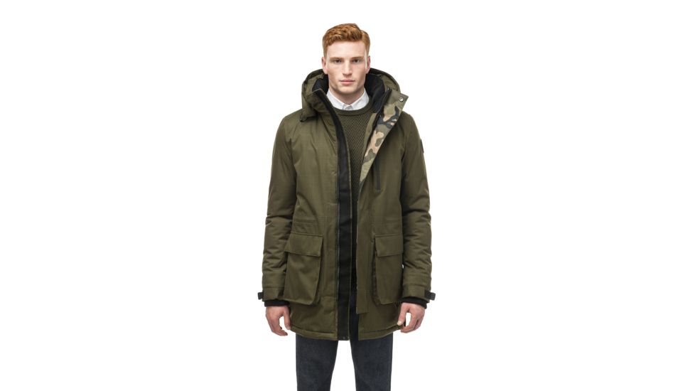 Nobis Martin Hooded Parka - Mens, Crosshatch Fatigue, Medium, MARTIN-CH FATIGUE-M