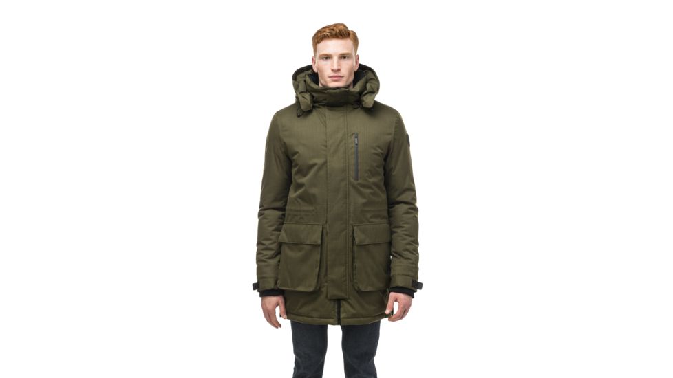 Nobis Martin Hooded Parka - Mens, Crosshatch Fatigue, Medium, MARTIN-CH FATIGUE-M