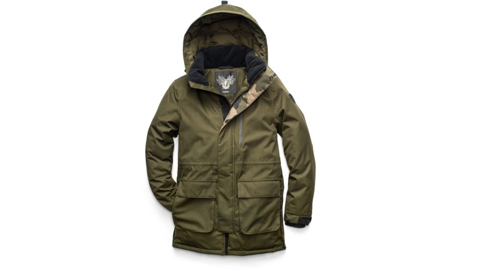 Nobis Martin Hooded Parka - Mens, Crosshatch Fatigue, Medium, MARTIN-CH FATIGUE-M