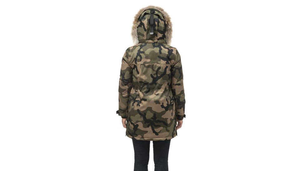 Nobis Maya Parka - Womens, Crosshatch Camo, Small, MAYA-CH CAMO-S