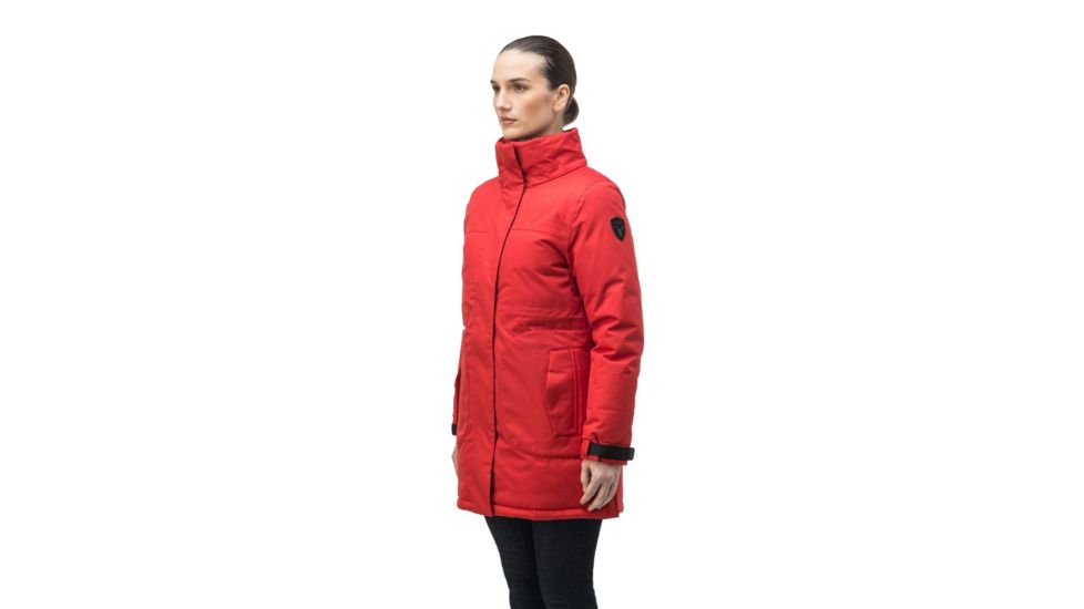 Nobis Maya Parka - Womens, Crosshatch Vermillion, Extra Small, MAYA-CH VERMILLION-XS
